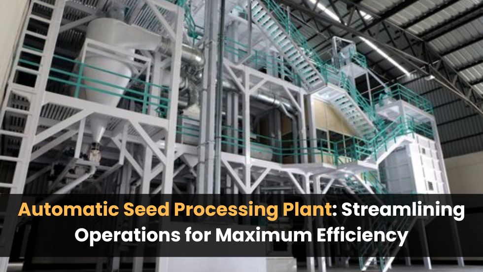 High-precision seed processing machine for accurate cleaning and grading in modern agriculture.