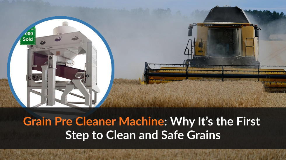 Grain pre cleaner machine | agricultural seed cleaning and separation equipment for farm grains