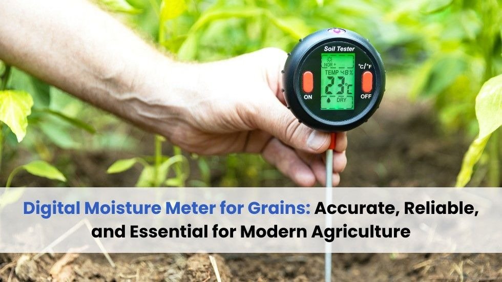 Indosaw Digital Moisture Meter for Grains: Accurate, Reliable, and Essential ...