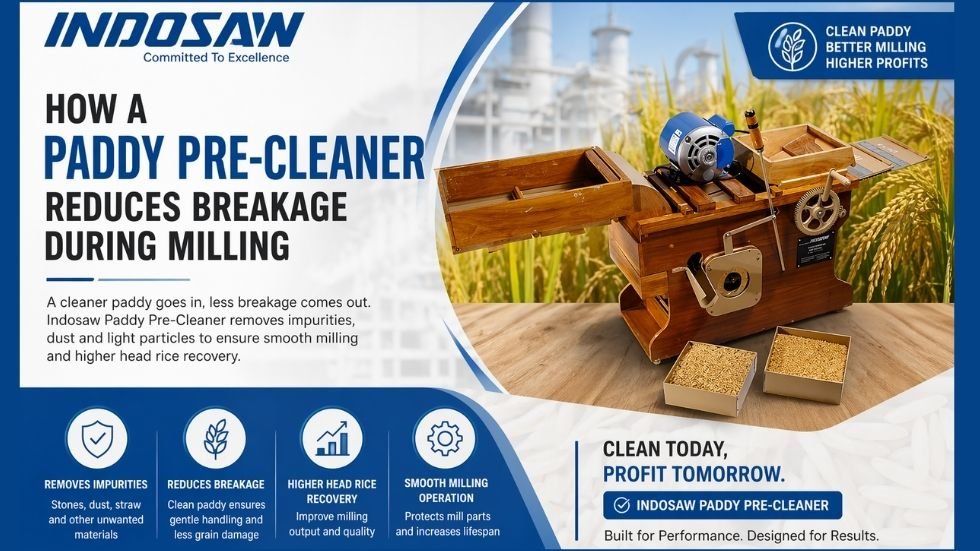 How a Paddy Pre-Cleaner Reduces Breakage During Milling