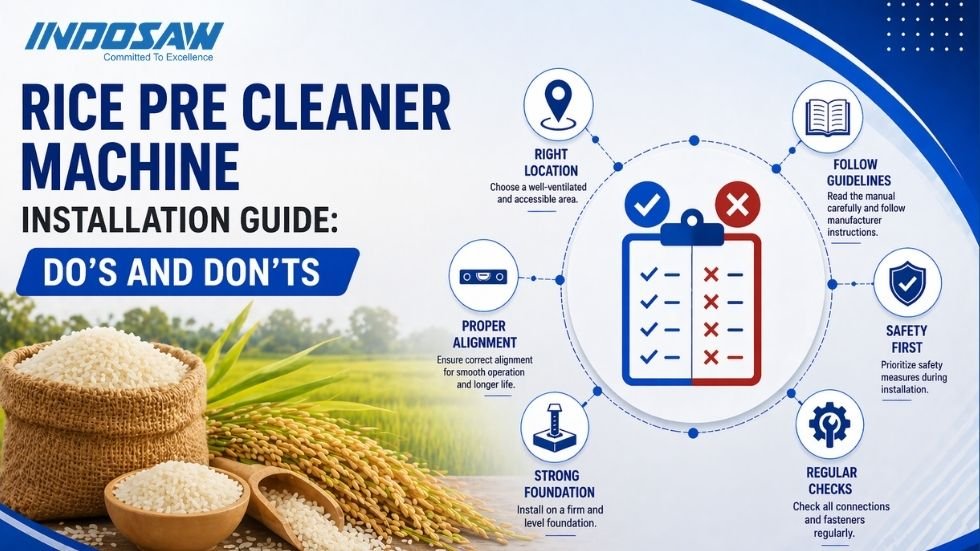 Rice Pre Cleaner Machine Installation Guide: Do’s and Don’ts